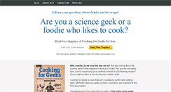 Desktop Screenshot of cookingforgeeks.com