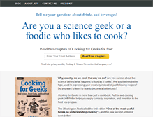 Tablet Screenshot of cookingforgeeks.com